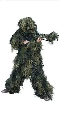 Red Rock Outdoor Gear Men's Youth Ghillie Suit Woodland Camouflage 14-16 • $39