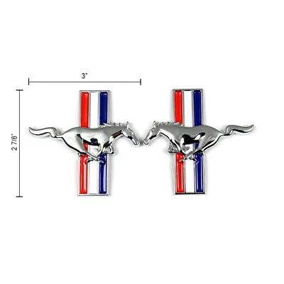 1994-04 Mustang Running Horse Fender Emblems Pair Lh & Rh • $24.95