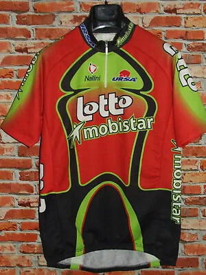 Bike Cycling Jersey Maillot Shirt Cyclism Team Lotto Mobistar NALINI Size XL • $26.10