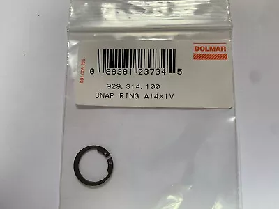 OEM Dolmar Makita Tanaka Equipment Snap Ring A14X1V New (bt) • $2.99