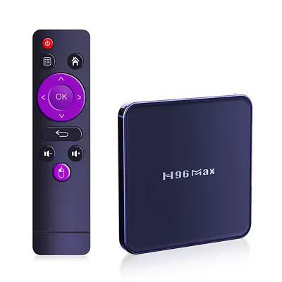 H96 Max V12 TV Set Top Box Media Player Bluetooth-compatible 4.0 Smart TV Box • £30.11