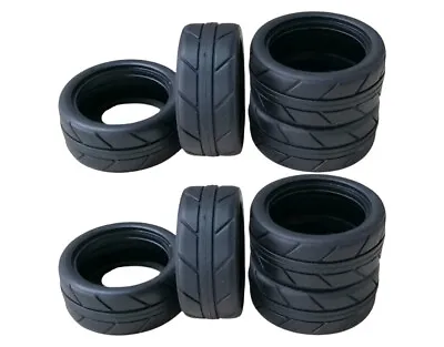 8pcs Soft Rubber Tires Set With Foam For 1/10 RC On Road Cars Width 28mm/26mm • $19.80