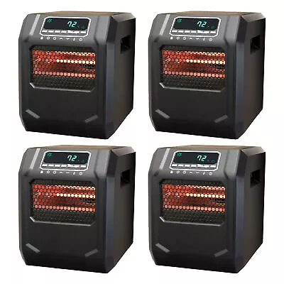 Lifesmart 4-Element Quartz Infrared Electric Large Room Space Heater (4 Pack) • $319.96