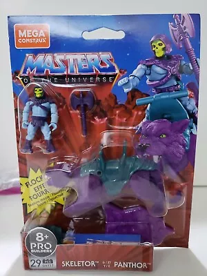 Mega Construx Masters Of The Universe Skeletor Panthor Flocked Walmart • $15