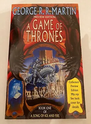 £450 • Buy A Game Of Thrones Preview Edition + Laid In Book Plate Signed George RR Martin
