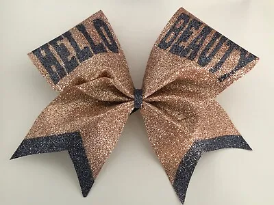 Cheerleading Cheer Hair Bow Can Be Personalised For Free Available In 27 Colours • £12