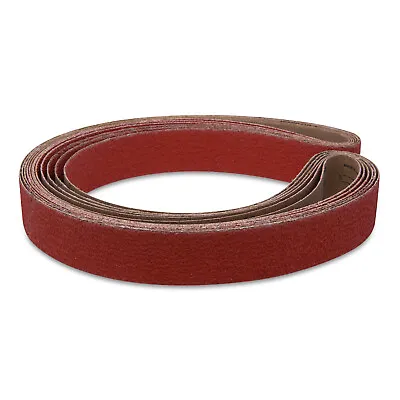 2 X 48 Inch 80 Grit Metal Grinding Ceramic Sanding Belts 6 Pack • $39.39