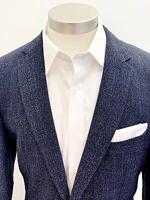 $148.50 • Buy Hugo Boss Slim Fit Half Canvassed Wool Blend Sport Jacket 40r — *clearance Item*