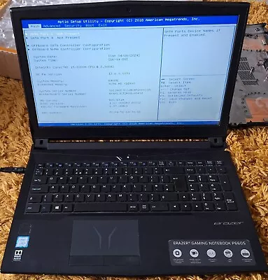 MEDION ERAZER P6605 MD61363 GAMING LAPTOP I5-8300H 15.6  GTX 1050 4GB GRAPHICS  • £50