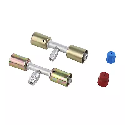 #8 / #10 Air Conditioning Fitting Set Beadlock Fitting Female Straight R134a • $19.98