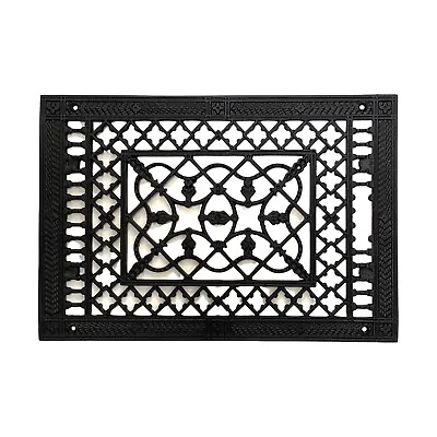 Victorian Floor Register Grate Cast Iron Vent 14  By 9  I D • $108.90