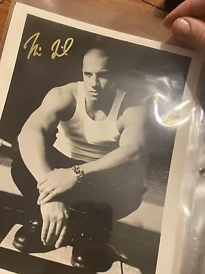 Vin Diesel Signed 8x10 Photograph Photo Autograph Fast & The Furious Actor • $75