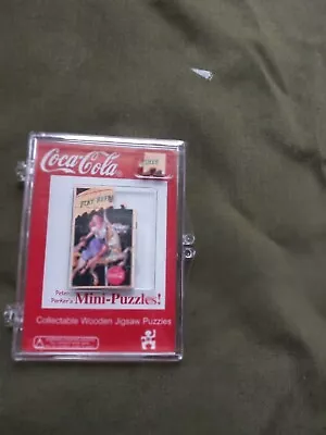 Vintage Coca-cola Collectible Wooden Mini Jigsaw Puzzle By Peter Parker • $8.50