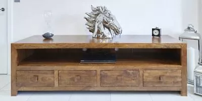 £549.95 • Buy Dakota Furniture Solid Mango Wood Large Media Tv Unit (67n)
