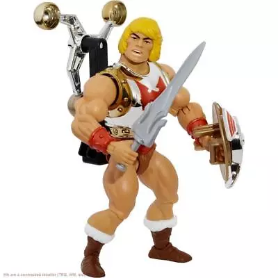 Masters Of The Universe Origins Flying Fists He-Man Action Figure • $12.79