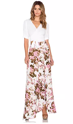 ECU Revolve X Flynn Skye Women's High Waist Maxi Skirt With Wrap Detail SMALL • $24.99