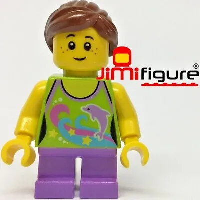 NEW LEGO Minifigure Girl Dolphin Top Creator Expert Ferris Wheel 10247 TWN241 • $12.95