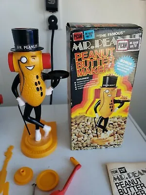 Vintage Picam Mr. Peanut Peanut Butter Maker In Box • $75