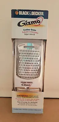 NEW Black & Decker Gizmo Cordless Electric Cheese Grater With 3 Blades GG200 • $14.88