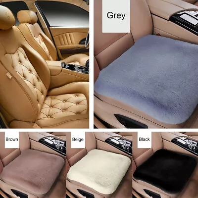 Soft Car Seat Cover Front Rear Cushion Plush Pad Protector Mat Universal • $15.99