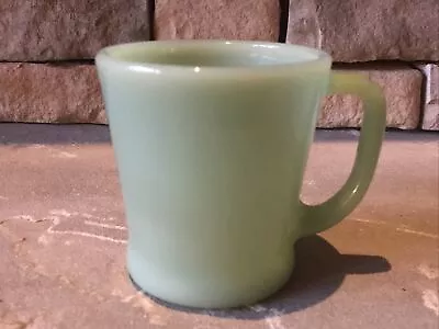 Fire King Mug Jadeite Shaving Cup With Handle 1949-50 Green Mid Century Modern • $15