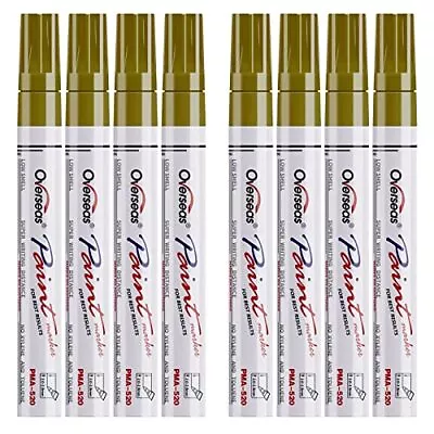 Paint Pens Paint Markers - Gold Permanent Markers 8 Pack Oil Based Waterproof... • $21.25