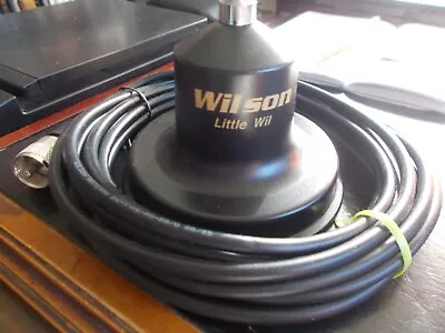 Wilson Little Wil 3' CB Antenna Excellent Condition Est. 15-20' Cable • $24.99