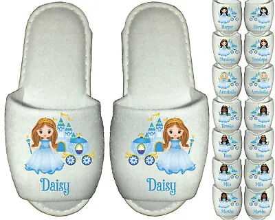 £6.49 • Buy Cinderella Personalised Spa Slippers Childrens Adults Kids Girls Princess Party