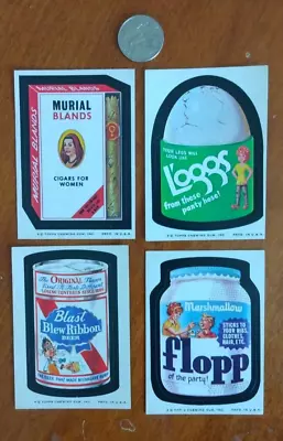 1974 VINTAGE WACKY PACKAGES 7TH SERIES TAN BACK Partial Set • $1