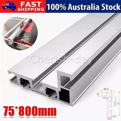 800MM 75 Type T Track T Slot Miter Track Stop Woodworking Table Saw Fence OZ • $45.53