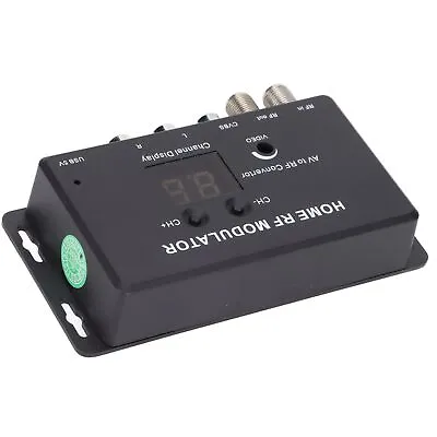 UHF Modulator And Video To RF Channel Home RF Modulator For DVD Player GDS • £24.82