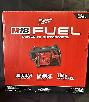 Milwaukee 2840-20 M18 FUEL 2 Gallon Compact Quiet Air Compressor | Used • $250