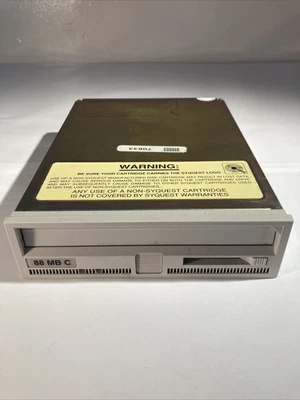 $79.95 • Buy SyQuest 88MB Internal Removable Cartridge Drive SQ5110C 5.25” SCSI 50-pin Tested
