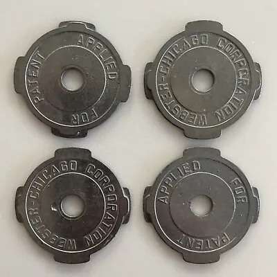4 Vintage Webster Chicago Corporation Metal 45 RPM Record Adapter • $13