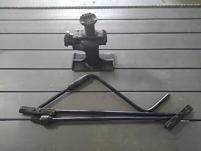 Antique Car Mechanical Jack Lift With Handle  Great Working Condition  • $125