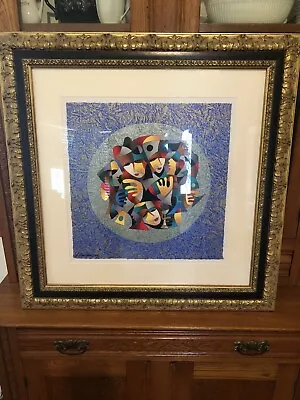 Anatole Krasnyansky Seriograph With COA  Signed Titled Quartet 2 • $300