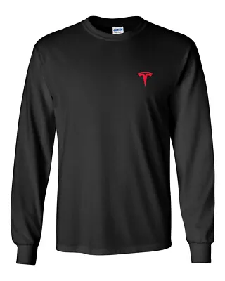 Tesla Fashion Men Women Long Sleeve Adult T-shirt Cotton NEW  • $18.99