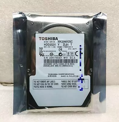 Toshiba 200GB 2.5  MK2060GSC Car Auto Navigation/Industrial Computer Hard Drive • $155.99