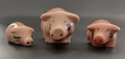 Wade Happy Families Pig Family - 1984 • £16