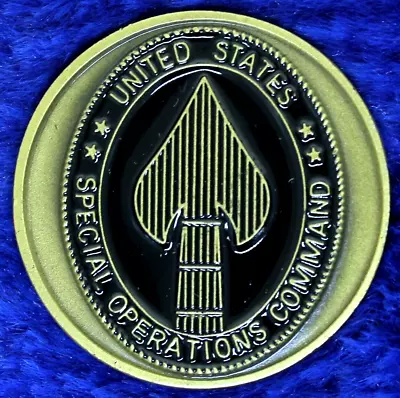 US Special Operations Command Chief Master Sergeant Challenge Coin PT-12 • $25