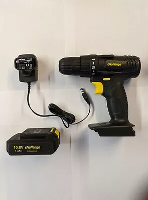 Challenge Cordless Drill Driver Rechargeable Battery - 10.8V • £24.50