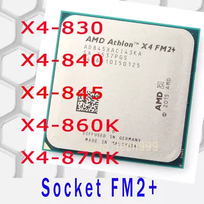 AMD Athlon X4 830 840 845 860K 870K Socket FM2+ Quad-Core CPU Processor • $12.51