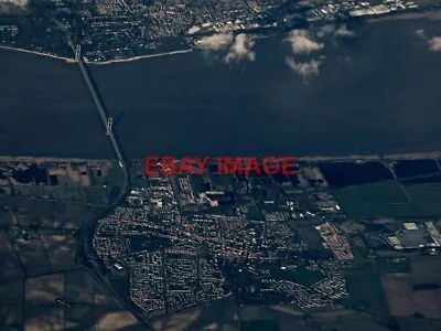 £2.45 • Buy Photo  Barton-upon-humber And The Humber Bridge From The Air Seen From 37000 Fee