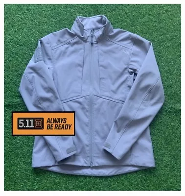 5.11 Tactical Sierra Softshell Full Zip Fleece Jacket Gray Women’s Size Medium • $29.95