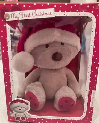 First Christmas Baby Hugs Cuddly Bear • £22