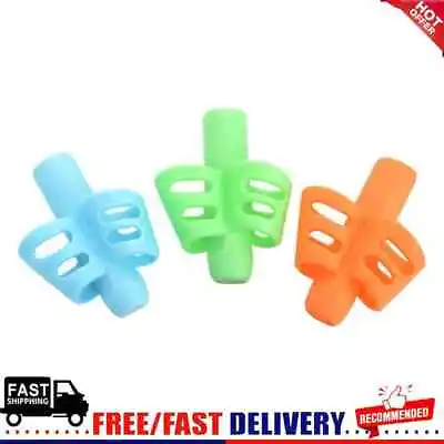£2.75 • Buy 3pcs Kids Writing Pencil Holder Learning Pen Aid Grip Posture Correction
