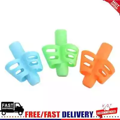 £2.75 • Buy 3pcs Kids Writing Pencil Holder Learning Pen Aid Grip Posture Correction