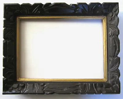 Vintage / Antique  Hand Carved Painted Wood Picture Frame • $39