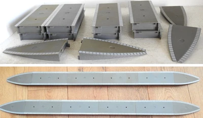 £16 • Buy Large Lot Of Hornby R460 Straight Station Platform Sections, R464 Ramps Oo Gauge