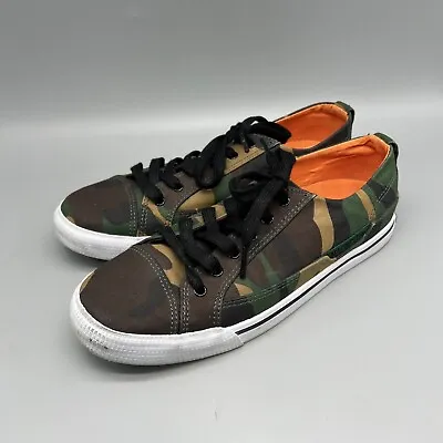 Macbeth Men's Mathew Shoes Green Camo Canvas Sneakers Size 7 • $51.03